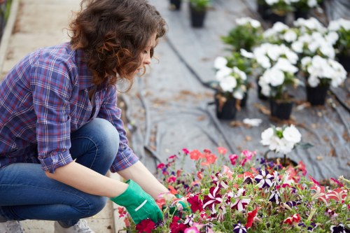 Landscaping team in Forest Gate reviewing ethical labour standards